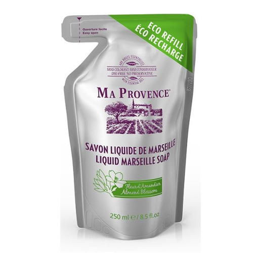 Ma Provence Almond Liquid Soap with Almond Blossom - Refill 8.45 fl oz (250 ml)
