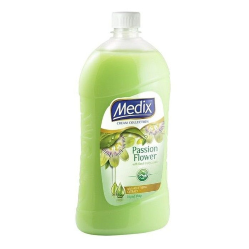 Medix Passion Flower Liquid Hand Soap with Floral-Fruity Fragrance - Refill 30.43 fl oz (900 ml)