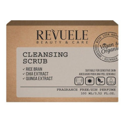 Revuele Vegan and Organic Cleansing Face Scrub 3.38 fl oz (100 ml)