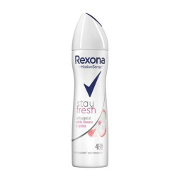 Rexona Motionsense Stay Fresh White Flowers and Lychee Deodorant Spray for Women 5.07 fl oz (150 ml)