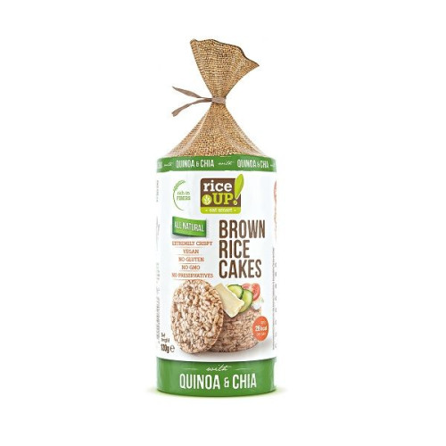 Rice Up Brown Rice Cakes with Quinoa and Chia Rice Cakes with Chia and Quinoa 4.23 oz (120 g)