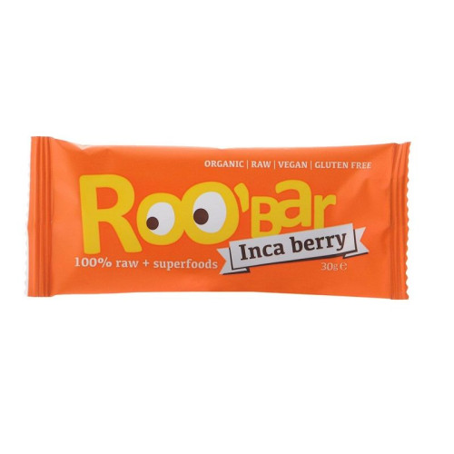 Roobar Inca Berry Organic Raw Dessert with Inca Berry and Orange 1.06 oz (30 g)