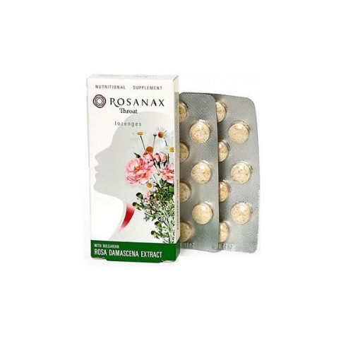 Rosanax Throat for Dry Cough 20 Lozenges