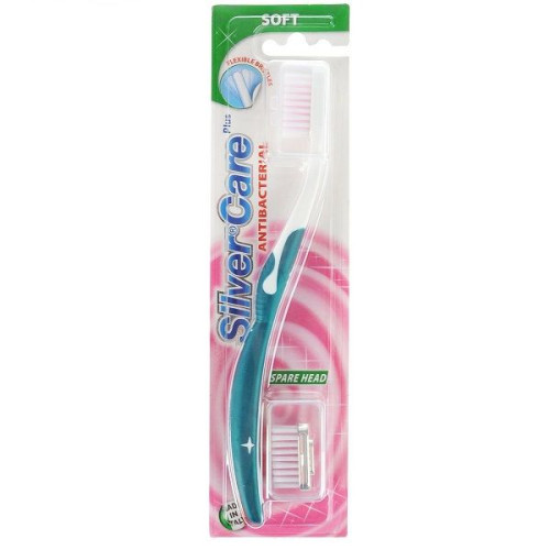 Silver Care Antibacterial Toothbrush with Antibacterial Properties Soft 1 pc