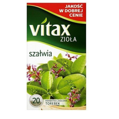 Vitax Sage Garden Tea 0.05 oz (1.5 g) 20 Filter Bags