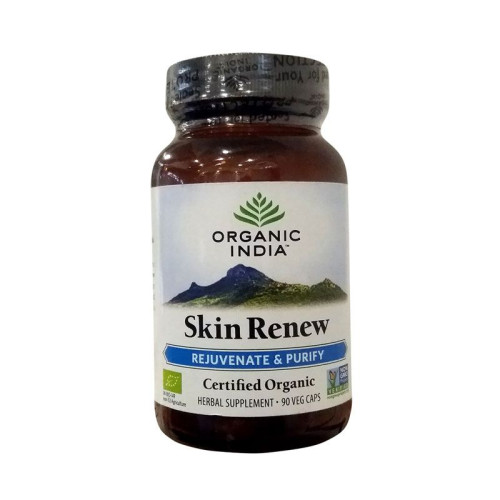 Organic India Skin Renew for Rejuvenated and Healthy Skin 90 Capsules