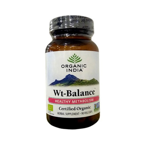 Organic India Wt - Balance for Healthy Metabolism 90 Capsules