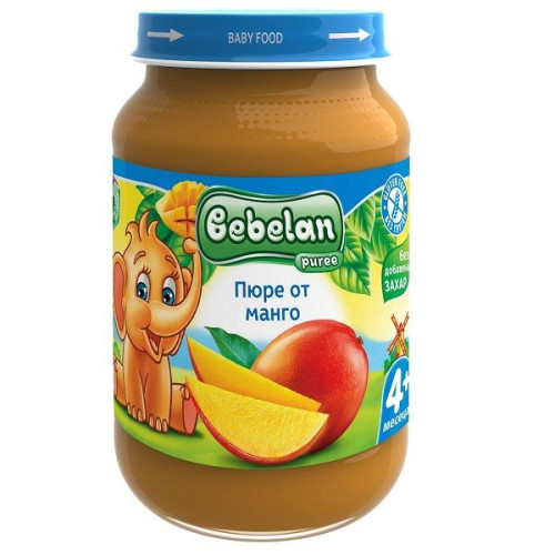 Ovko Mango Fruit Puree for Children 4+ Months 6.7 oz (190 g) - 8506