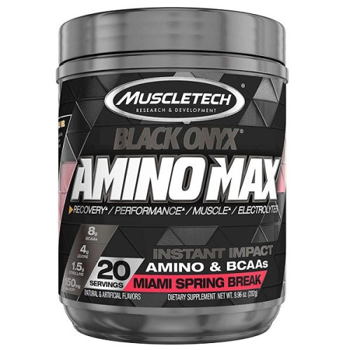 Muscletech Amino Max Amino and BCAA Formula with Miami Spring Break 9.95 oz (282 g)