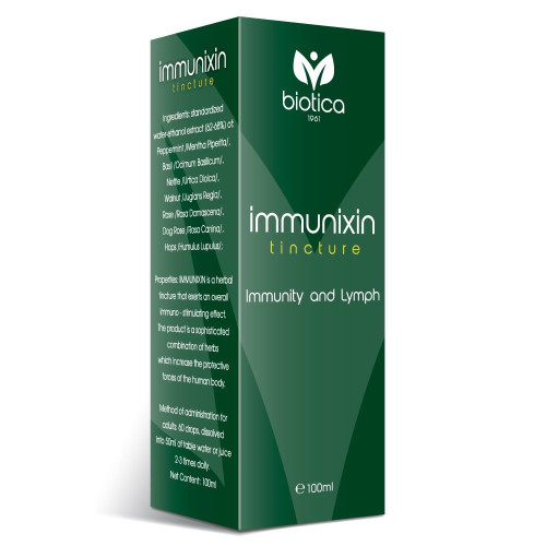 Biotica Immunixin for Clean Lymph and Strong Immunity 3.38 fl oz (100 ml)