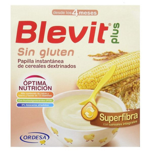 Blevit Plus Superfibra Gluten-Free Porridge with Bifidus for Children from 4+ Months 1.32 lb (600 g)
