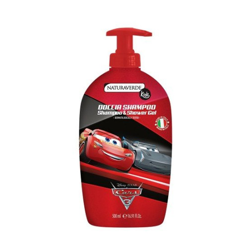 Disney Cars 3 Children's Shampoo for Hair and Body with Calendula Extract 16.91 fl oz (500 ml)