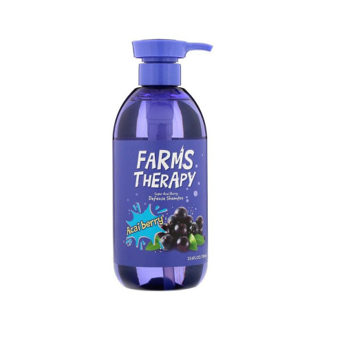Doori Farms Therapy Balancing Protective Shampoo for Ph Level Restoration with Acai Berry 23.67 fl oz (700 ml)