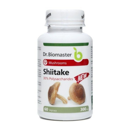 Dr. Biomaster Shiitake for Strengthening the Immune System 300 mg 60 Capsules