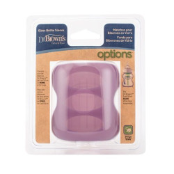 Dr. Brown's Silicone Protector for 5.07 fl oz (150 ml) Glass Bottle Purple 1 pc - AC082