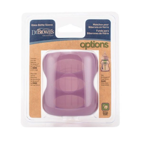 Dr. Brown's Silicone Protector for 5.07 fl oz (150 ml) Glass Bottle Purple 1 pc - AC082