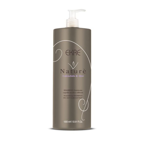 Ekre Nature Calendula and Aloe Nourishing Shampoo for Dry and Damaged Hair with Calendula Extract 33.81 fl oz (1000 ml)