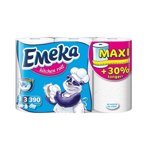 Emeka Maxi White Kitchen Paper 3 pcs