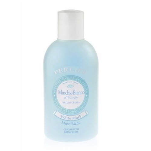 Perlier Muschio Bianco Body Cream with White Musk Fragrance 16.91 fl oz (500 ml)