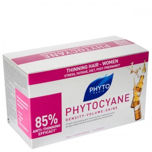 Phyto Phytocyane Anti-hair Loss Ampoules for Women 0.25 fl oz (7.5 ml) 12 pcs