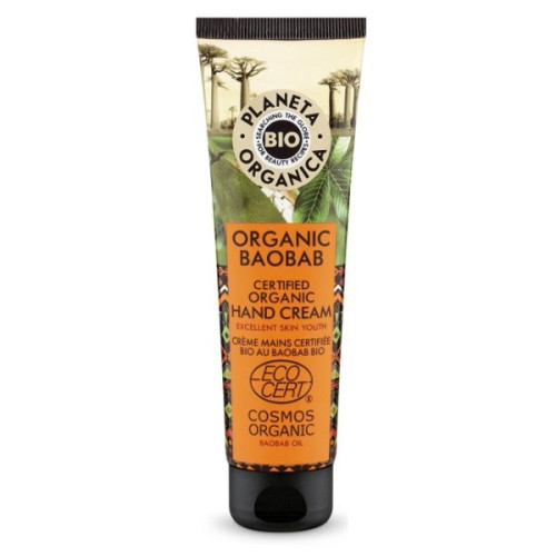 Planeta Organica Baobab Hand Cream with Organic Baobab Oil 2.54 fl oz (75 ml)