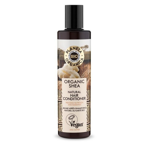 Planeta Organica Shea Conditioner for Nourishing and Shine with Organic Shea Butter 9.47 fl oz (280 ml)