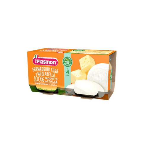 Plasmon Puree with Melted Cheese and Mozzarella for Children 4+ Months 9.88 oz (280 g) - 0442