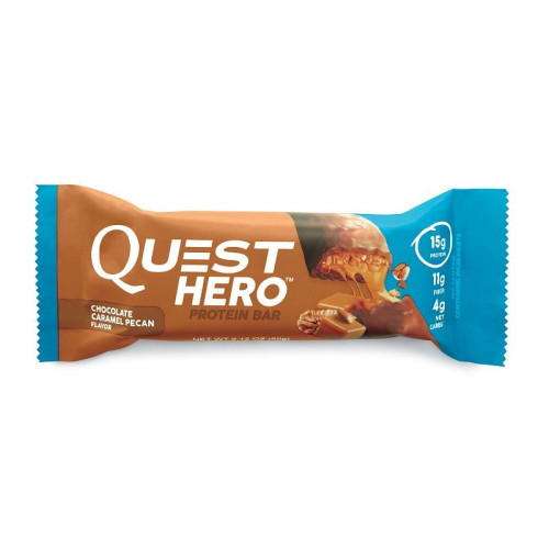 Quest Protein Bar Protein Bar with Chocolate Caramel and Pecan Flavor 2.12 oz (60 g)