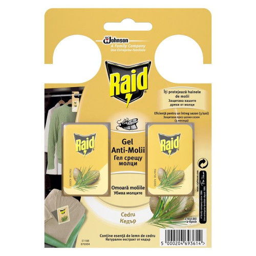 Raid Moth Gel 2 pcs