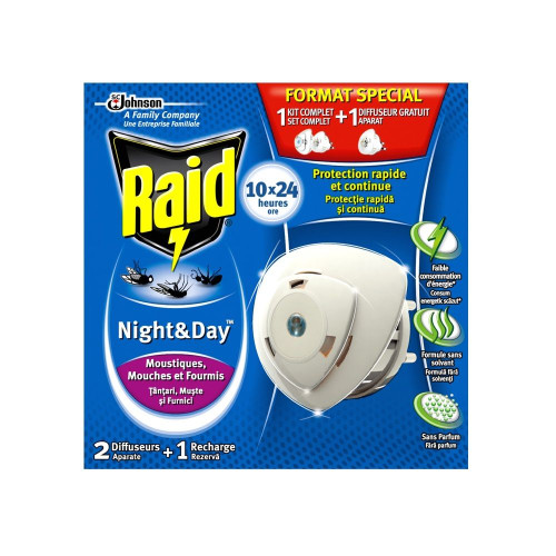 Raid Night and Day Electric Fly Repellent 1 pc
