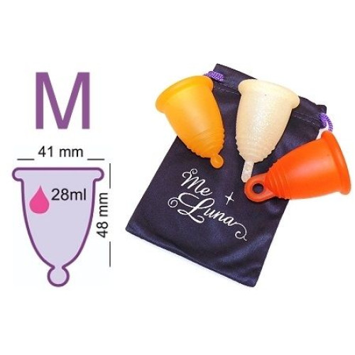 Me Luna Classic Menstrual Cup with Ball Tip Size M