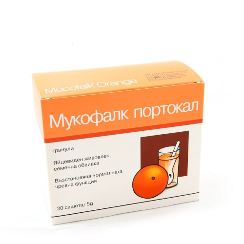 Mucofalk Orange Sachets for Constipation 20 pcs