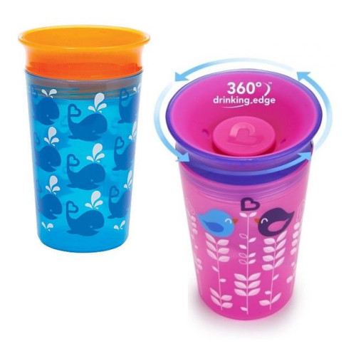Munchkin Miracle 360° Magic Cup for Children Aged 12 Months and Up 8.99 fl oz (266 ml) - 12295