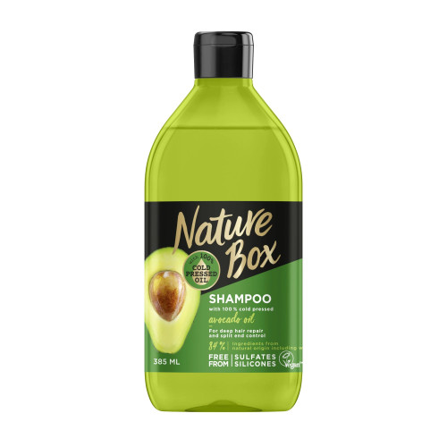 Nature Box Avocado Deeply Restoring Shampoo for Damaged Hair with Avocado Oil 13.02 fl oz (385 ml)