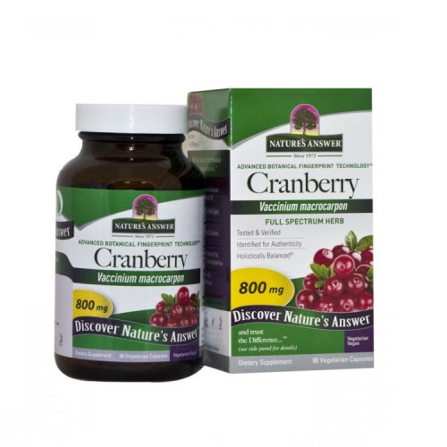 Nature's Answer Cranberry for a Healthy Urinary Tract 800 mg 90 Capsules