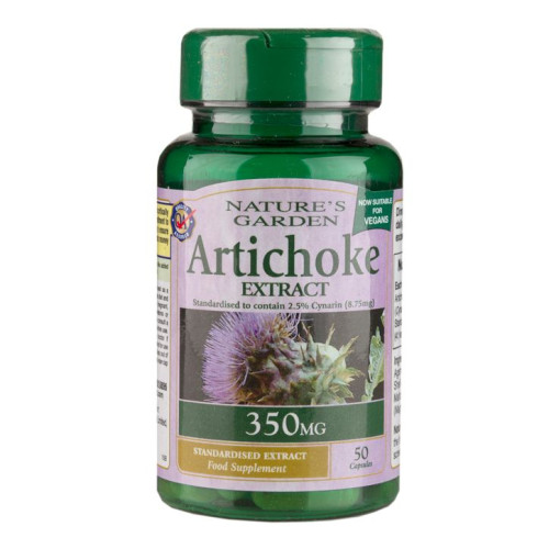 Nature's Garden Artichoke 350 mg 50 Capsules