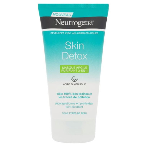 Neutrogena Skin Detox Cleansing and Washing Mask with Clay 5.07 fl oz (150 ml)