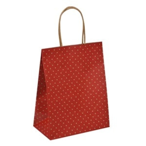 Elite Gift Paper Bag - Red Ribbon Small