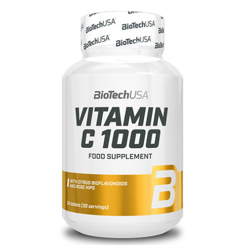 Biotech USA Vitamin C 1000 mg Bioflavonoids 30 Tablets