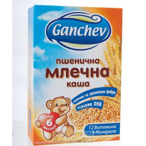 Ganchev Wheat Milk Porridge Omega-3 7.05 oz (200 g)