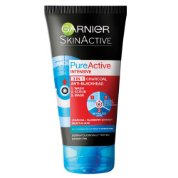 Garnier Pure Active 3-in-1 Intensive Cleansing Gel for Face 5.07 fl oz (150 ml)