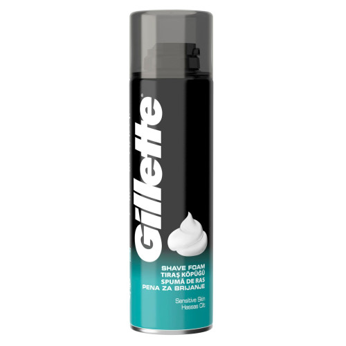Gillette Sensitive Skin Shaving Foam for Sensitive Skin 6.76 fl oz (200 ml)