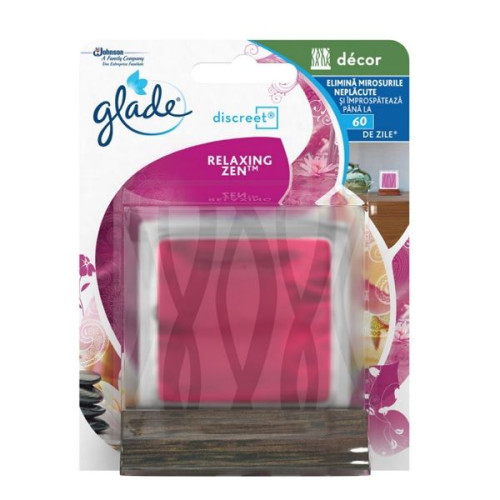 Glade Discreet Relaxing Zen Room Dispenser with Relaxing Scent 0.28 oz (8 g)
