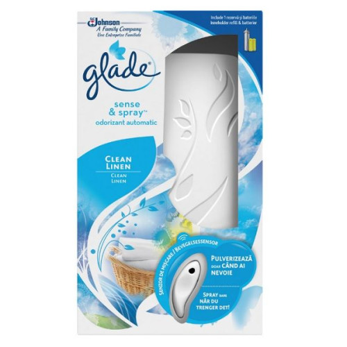 Glade Clean Linen Room Freshener with Fresh Clean Scent 0.61 fl oz (18 ml)