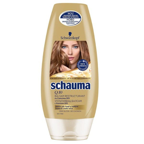 Schauma Structuring Conditioner Coenzyme Q10 for Fine and Thin Hair 6.76 fl oz (200 ml)