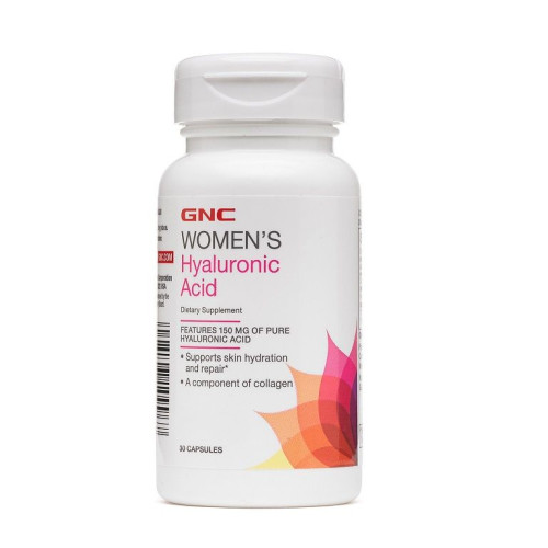 GNC Women's Hyaluronic Acid Complete Care for Skin and Joints 150 mg 30 Capsules