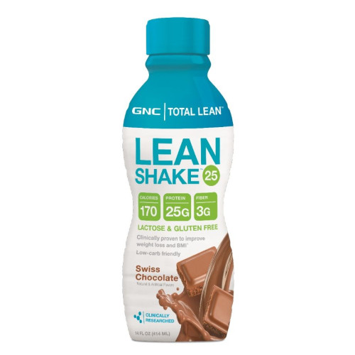 GNC Total Lean Chocolate-Flavor Shake in Liquid Form 14 fl oz (414 ml)