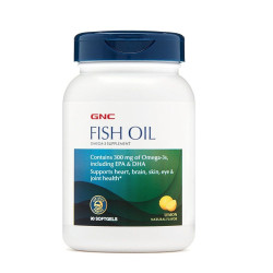GNC Fish Oil to Support Eyes Brain and Heart 90 Capsules