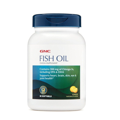 GNC Fish Oil to Support Eyes Brain and Heart 90 Capsules
