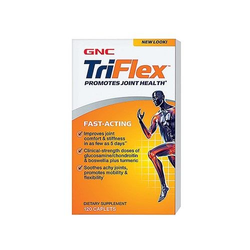 GNC Triflex Fast-Acting Fast-Acting for Healthy and Flexible Joints 120 Caplets